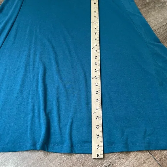 Old Navy Bundle Of 2 Jersey Knit Dresses ~ Teal & Coral ~ Women’s Size Large - Picture 15 of 16